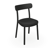 La Zitta Chair,  Seat stained B123 Black Grain